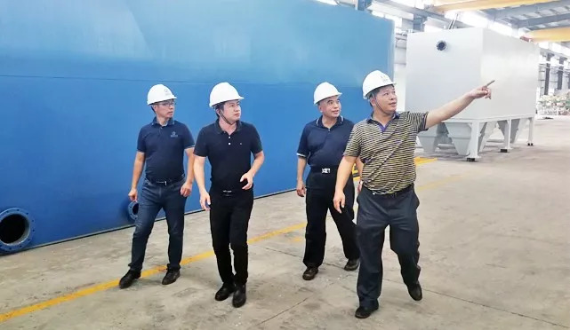 肇慶高新區(qū)黨工委關鍵副書記一行蒞臨鵬凱新工廠考察調(diào)研
