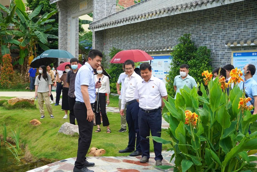 考察碧海灣裝配式污水廠