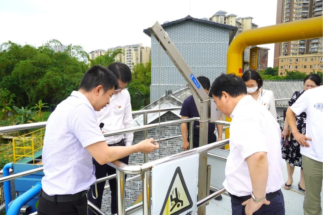 考察碧海灣裝配式污水廠